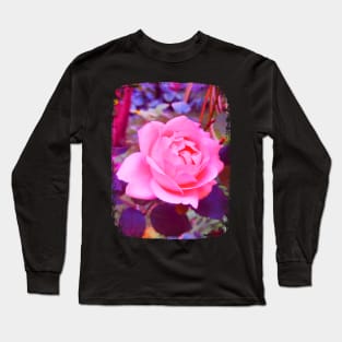 Pink Rose Fantasy Long Sleeve T-Shirt